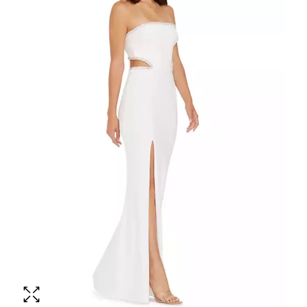 DRESS THE POPULATION ARIANA EMBELLISHED GOWN - Picture 3 of 5
